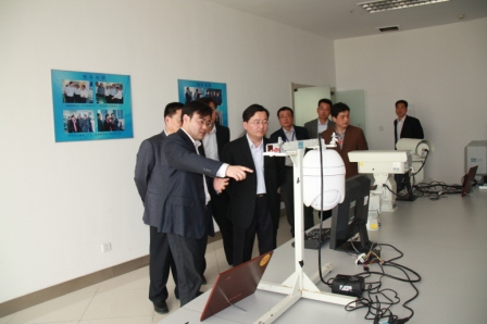 省科技廳黨組書記、廳長劉為民一行來神戎公司調研指導工作